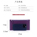 真皮钱包女长款2025新款钱夹超薄款爆款手拿皮夹小众设计精致高档
